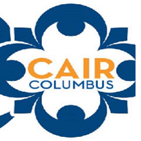 Words CAIR Columbus inside a flowery image