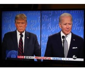 Trump and Biden from the recent TV debate