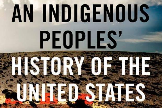 The words Indigenous people's history of the United States