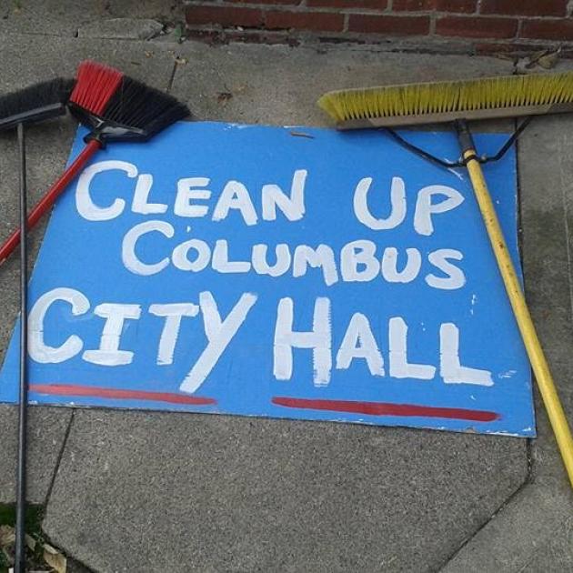 Clean up City Hall sign