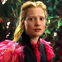 Mia Wasikowska as Alice in Alice Through the Looking Glass