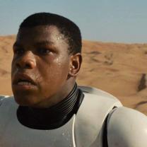 Star Wars character John Boyega in space suit 
