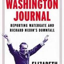 Book Cover with photo of Nixon doing peace signs