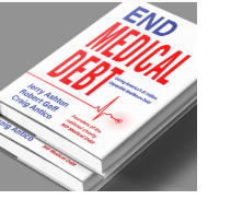 White book with words End Medical Debt