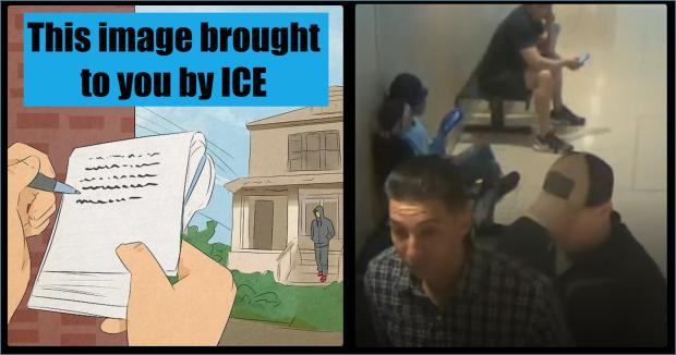 ICE arrests, Imagen patrocinada por la migra (ICE)