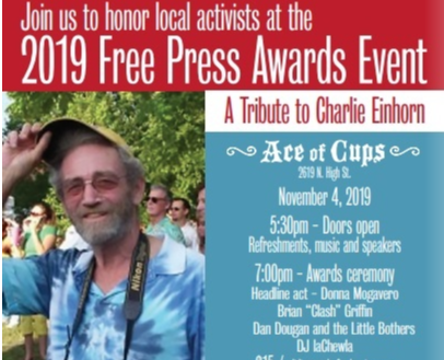 Charlie Einhorn and details about the event
