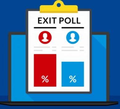 Exit poll tablet