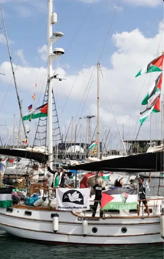 Boats in flotilla