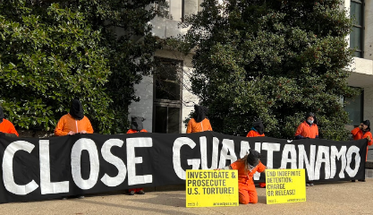 Protest to close Guantanamo 