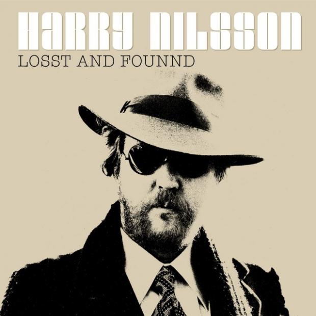 Album cover Losst and Found with Harry Nilsson in a jaunty hat