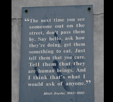 Plaque with quote