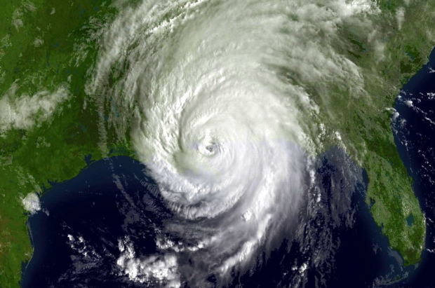 Hurricane from above