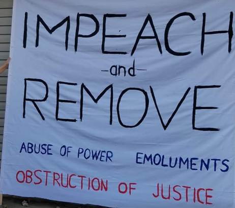 Impeach and remove banner