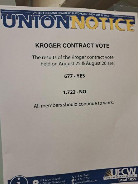 Kroger ballot