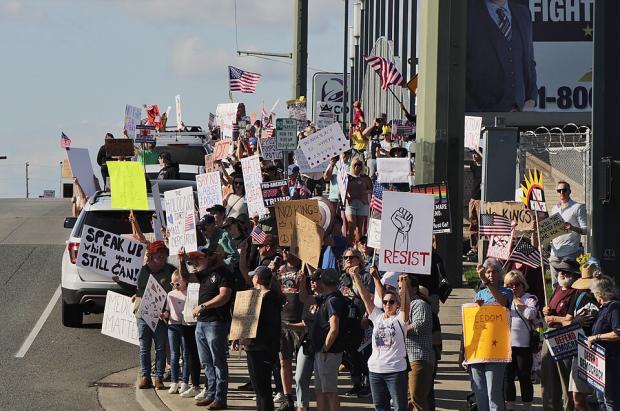 People protesting