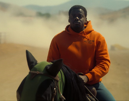 Black man on a horse