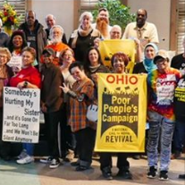 People holding signs