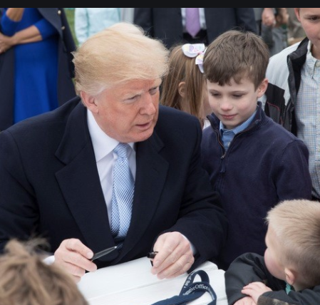 Trump with kids