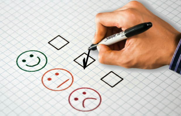 Person taking survey