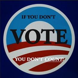 If you don't vote, you don't count