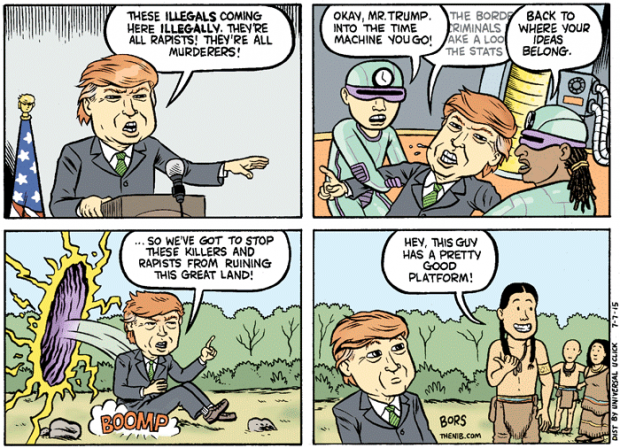 Comic about Donald Trump