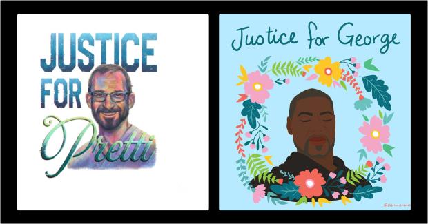 Alex Pretti and George Floyd