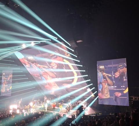 Lights on stage