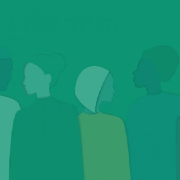 Silhouettes of women