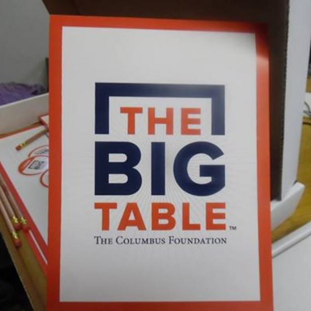 The words The Big Table 