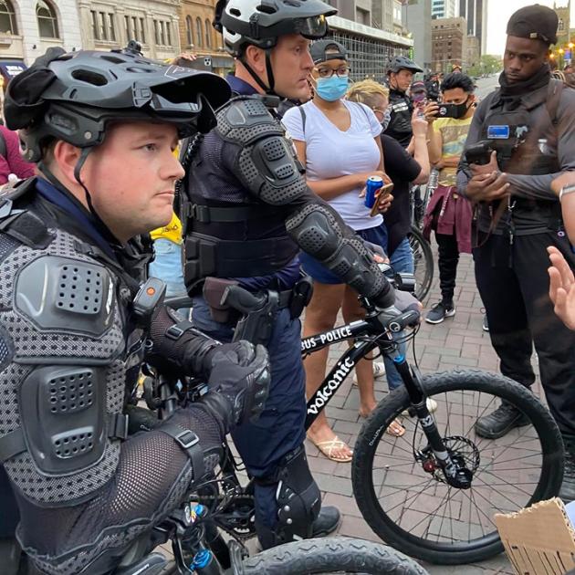 Cops on bikes 
