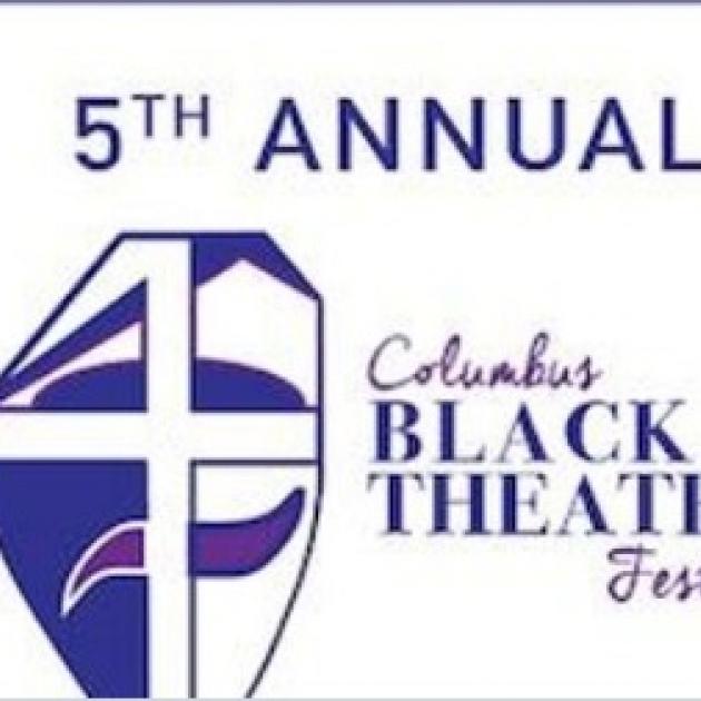 words 5th annual Columbus Black Theater Festival with logo