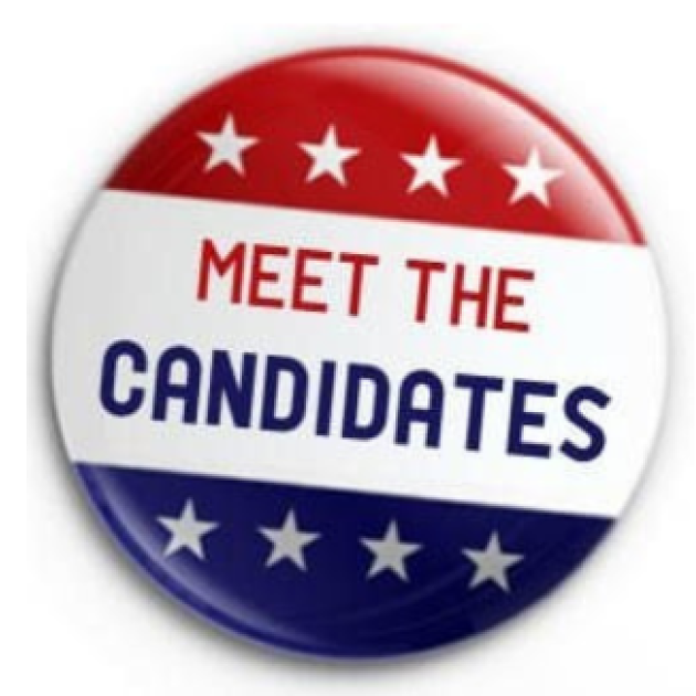 Meet the Candidates button