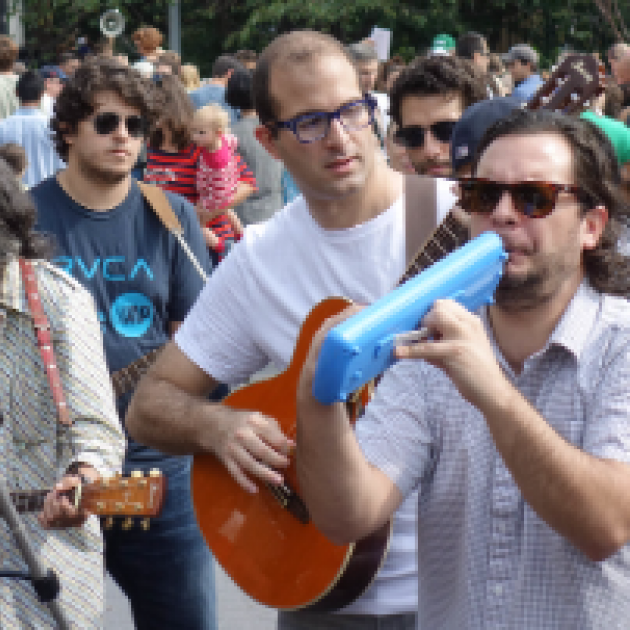 People playing instruments