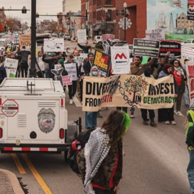 Divest protest