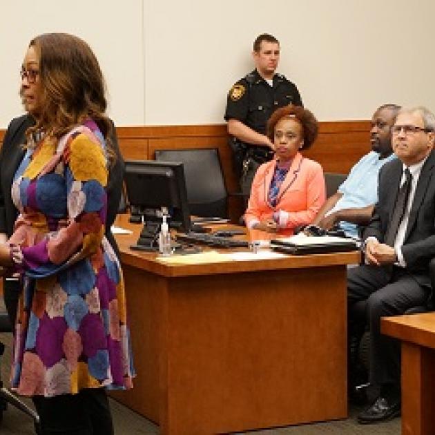 Diona Clark Gives Court Testimony