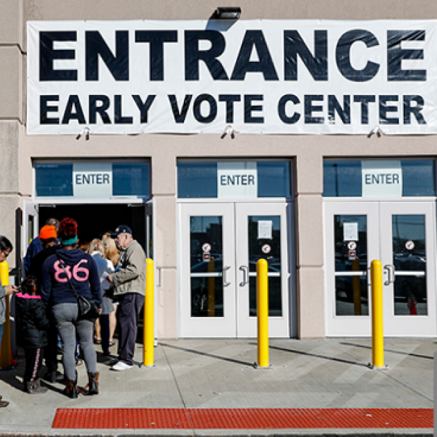 Early voting site