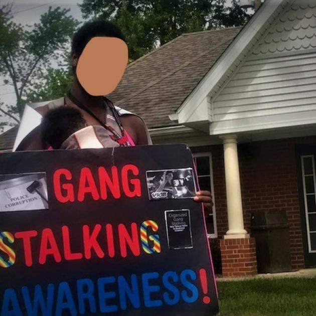 Gang stalking sign