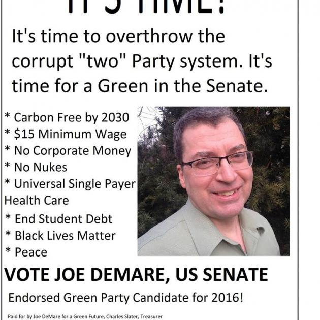 Joe DeMare flyer