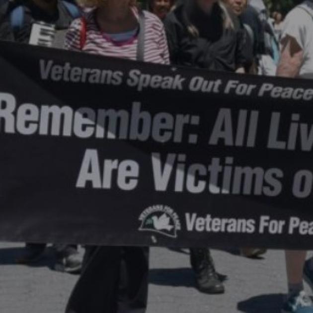 Banner in a rally