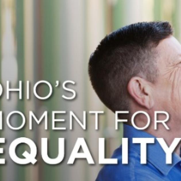 Words "Ohio's moment for equality"