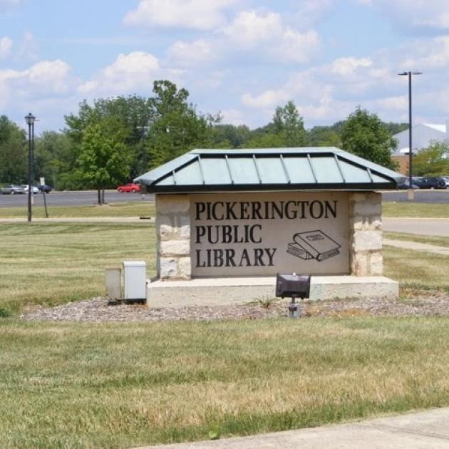 Pickerington Library sign