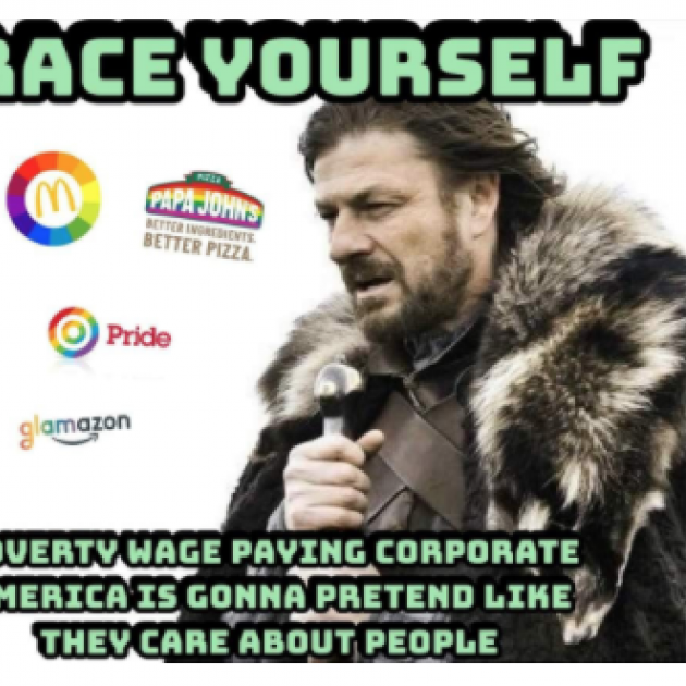 Companies taking over Pride month