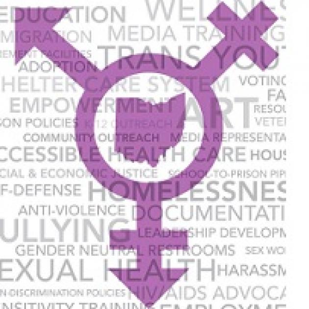 Male and female signs put together in purple and an Ohio map in the middle