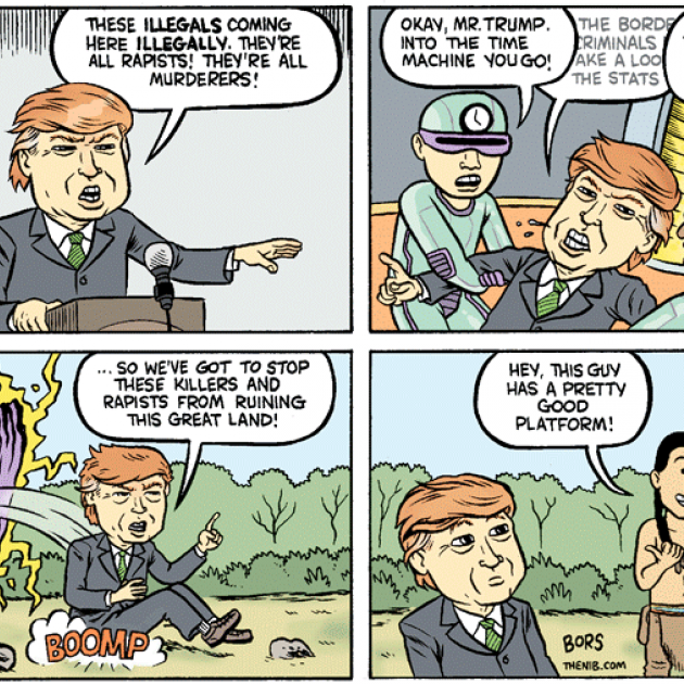 Comic about Donald Trump