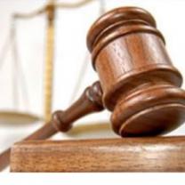 Gavel and justice scale