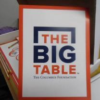 The words The Big Table 