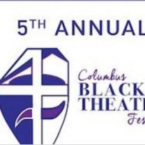 words 5th annual Columbus Black Theater Festival with logo