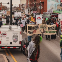 Divest protest