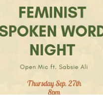Words Feminist Spoken word night