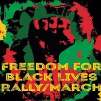 Name of march and fist in air